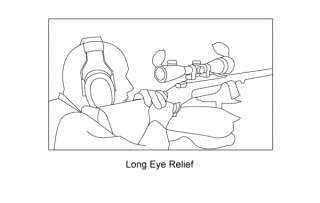 LEAPERS 2 7X32 1 Long Eye Relief Scope, Preadjusted 35  