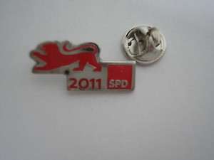Pin Anstecker Badge Politik 2011 SPD  
