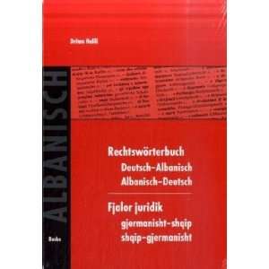 Rechtswörterbuch Deutsch Albanisch / Albanisch Deutsch  