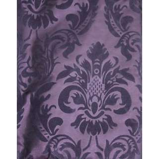 Stoff Dekostoff Satin Ornamente LILA violett 150 x 300 cm Polyester 