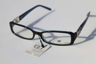 Women DG fashion eyewear clear lens Glasses nerd smart rectangle black 