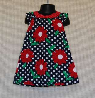   Red Poppy Polka Dot Dress size 18 24 Month Baby Girl Clothing  