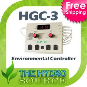   HGC 3 Plant Pro Co2 Humidity Temperature Flood PPM Controller  