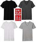 UNIQLO HEATTECH Mens Short Sleeve V neck T shirt from Japan