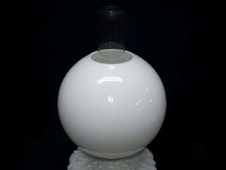 WORKING WHITE GWTW OIL TABLE LAMP  