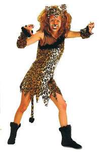Mietzekatze Leopard Tiger Kostüm Fasching Katzenkostüm  