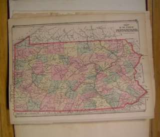 Schuylkill County Pennsylvania atlas 1875 Beers  