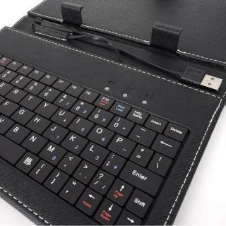 USB Keyboard Leather Case Cover Bag F 7 Inch Tablet PC  