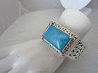 LOIS HILL Sterling Silver Turquoise Cuff Bracelet nwt $378 Sale