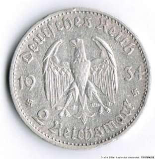 Reichsmark Silber Münze Deutsches Reich 1934 A  