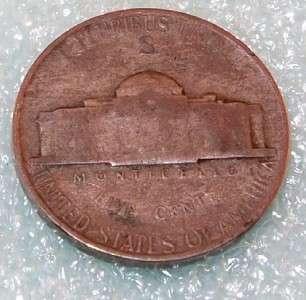 1945 S Nickel Jefferson 5 Five Cent COIN 35% SILVER WAR TIME WWll 