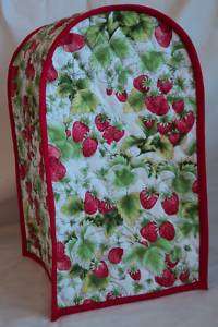 Quilted Strawberry Vine Kitchen Aid Mixer Cover  