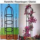 Rankhilfe Rosenbogen Ranksäule Garten Deko Pflanzen Gestell Obelisk 