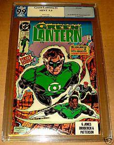 PGX 9.9 GREEN LANTERN #1 1ST ISSUE *WHITE PAGES* 1990  