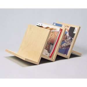 Zeitschriftenhalter 3 fach aus Holz / werkstatt design schönes aus 