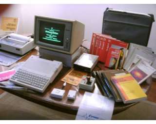 Apple IIc + Dyneer Monitor + Atlantic Data a Brembate di Sopra 