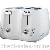 Russell Hobbs 13899 Compact 4 Slice Toaster White New 5038061025408 