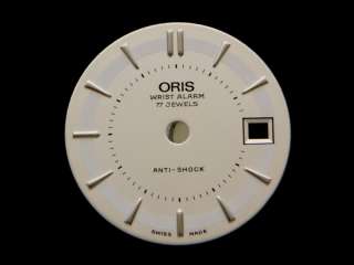Original Vintage ORIS Wrist Alarm Watch Dial Mens New  