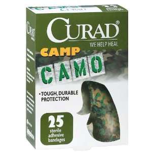  Curad Camo Fabric Adhesive Bandages (Pink/Blue   Case of 