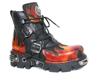   shoes shuhe reactor flammes gothic New Rock 40to47 EU