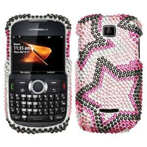   Theory WX430 Boost Mobile   Twin Pink Stars Cell Phones & Accessories
