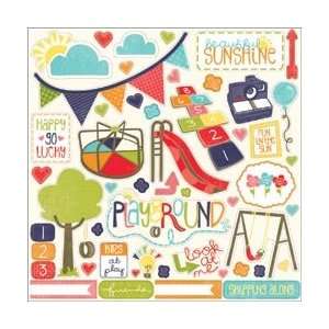   Sticker Sheet 12X12 Element; 5 Items/Order Arts, Crafts & Sewing