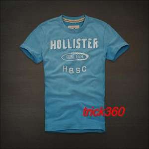 SHIRT HOLLISTER by ABERCROMBIE & FITCH huntington XL turquoise 
