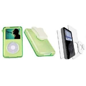  eXtreme iPod Video/5G (30GB) Green Crystal Clear Case 