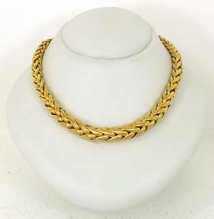 CARTIER HAND SIGNED 1950S 18K GOLD HEFTY CHAIN NECKLACE  