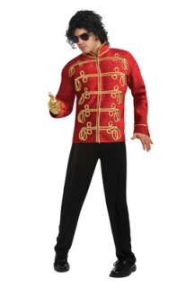 Michael Jackson Deluxe Red Military Jacket Adult Costume for Halloween 