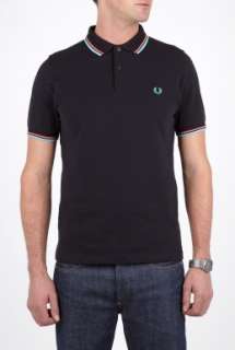Fred Perry  Black Twin Tipped Polo by Fred Perry