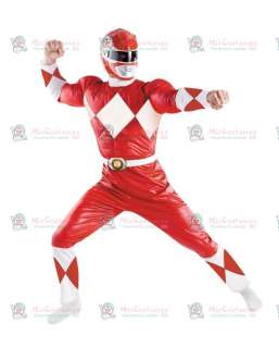 Buy Power Ranger Red Adult Costume For Halloween And Other Occasions