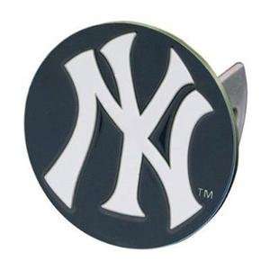  New York Yankees MLB Pewter Logo Trailer Hitch Cover 