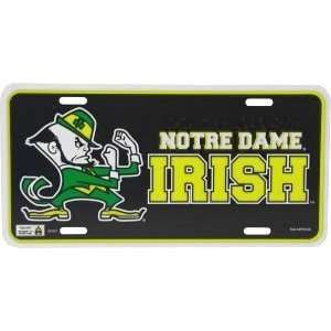    NCAA NOTRE DAME IRISH TEAM License Plate