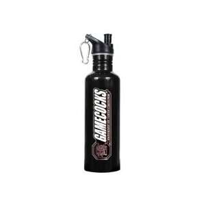   Gamecocks Black 26 oz Stainless Steel Water Bottle with Pop Up Spout