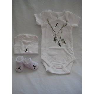 Nike Jordan Infant New Born Baby Boy / Girl Shoulder Bodysuit, Booties 