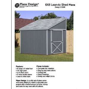 Dorshed: 5 x 8 lean to shed plans