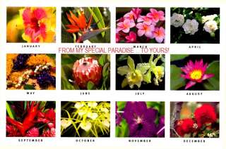 2012 HAWAIIAN FLOWERS CALENDAR OF HAWAII CALENDER  