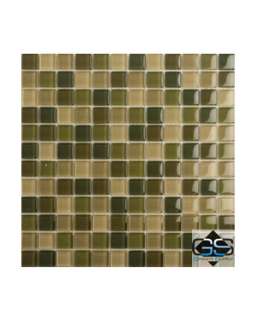 Glass Blend Mosaic Tile 12x12   Camouflage Blend, Lot  