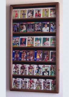 Large Sport / Trading Card Display Case Cabinet w/door  