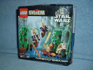 NABOO SWAMP Lego STAR WARS 7121 MISB 1999 Minifigs Qui Gon Jar Jar 