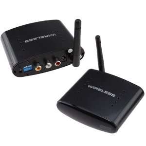  4 Channel Wireless Audio Video AV Transmitter Receiver 