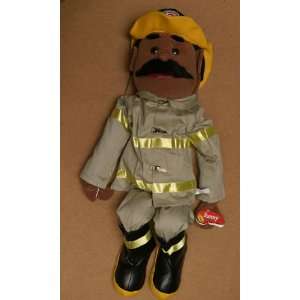 28 Fireman Puppet Black Toys & Games
