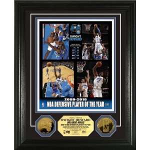  Dwight Howard Framed Orlando Magic Defensive Player of the 