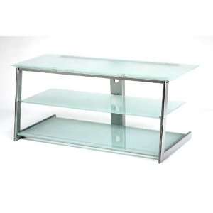   Glass TV Stand Audio Rack for 32 50 inch Screens 12477: Home & Kitchen