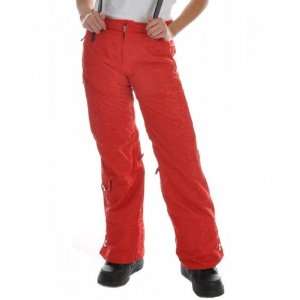  686 Acc Stiletto Insulated Snowboard Pants Red Jacquard 