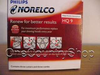 Philips Norelco HQ 9 Speed xl Shaver Heads HQ9  