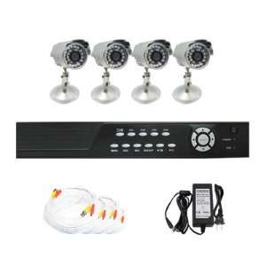 Complete 4 Channel CCTV Network DVR (1T Hard Drive) Surveillance Video 