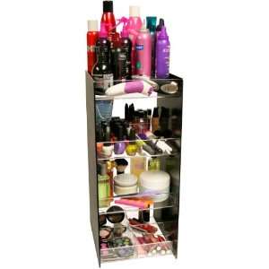  Cosmetic Organizer Tower24 Tall! with 4 Crystal Clear Acrylic 