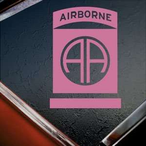  82nd Airborne US Army All American Pink Decal Car Pink 
